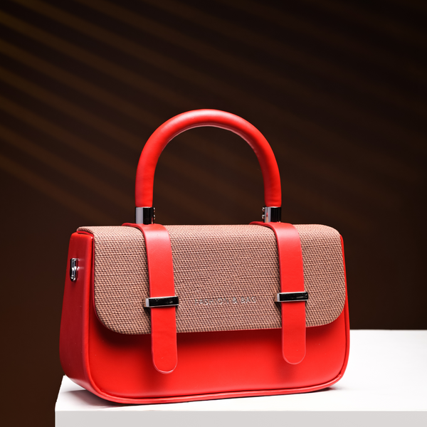 Pretty Classic Handbag - Red