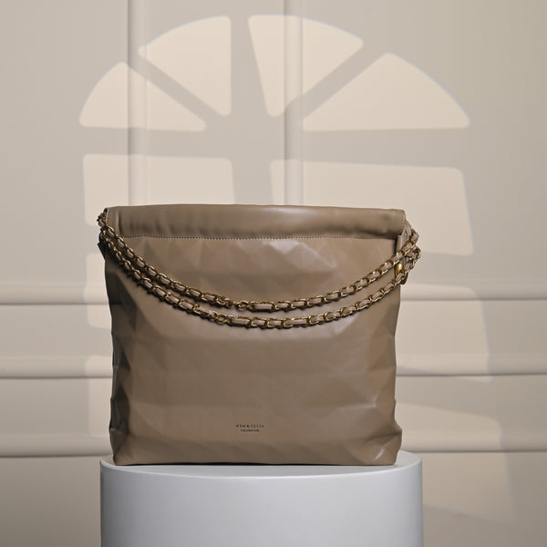 Urban Taupe Tote - Beige