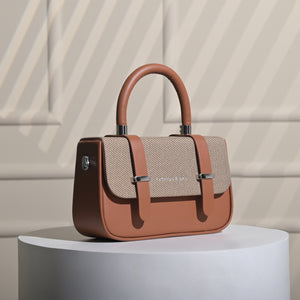 Pretty Classic Handbag - Brown