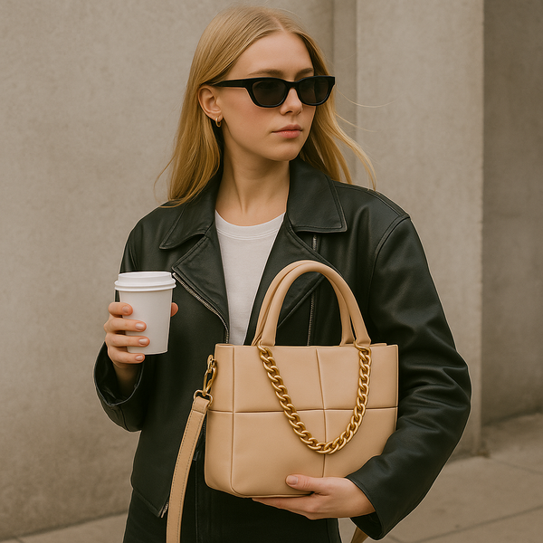 CitySnug – Luxe Puff Edition - Beige